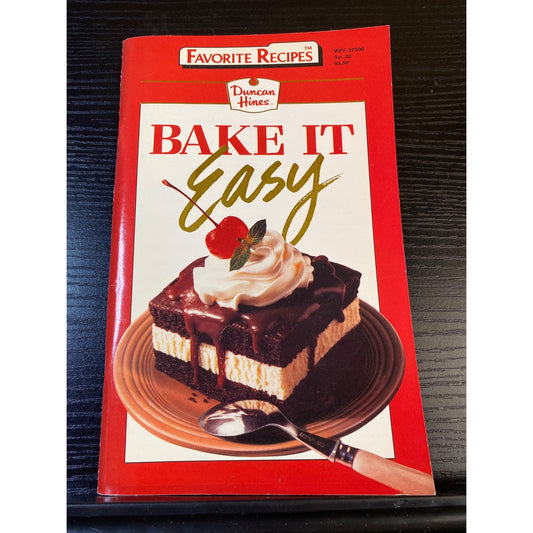Favorite Recipes Duncan Hines Bake It Easy 1991 Cookbook Booklet Vol. 5 No. 32