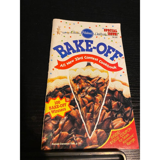Pillsbury Classic Cookbook Booklet 1988 Bake-Off 33rd Contest