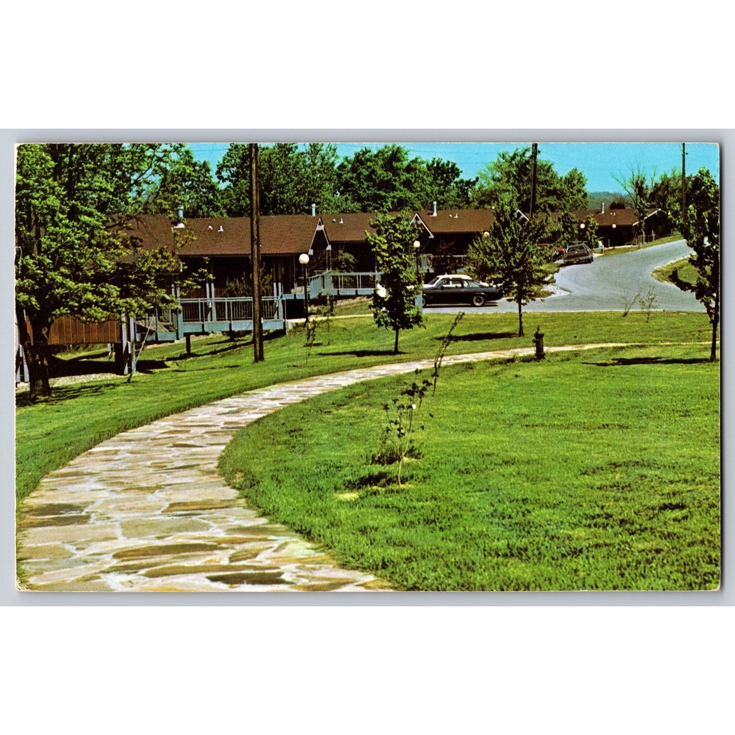 Lucas KY Kentucky Barren River Lake State Resort Park 1980s Chrome Postcard Used