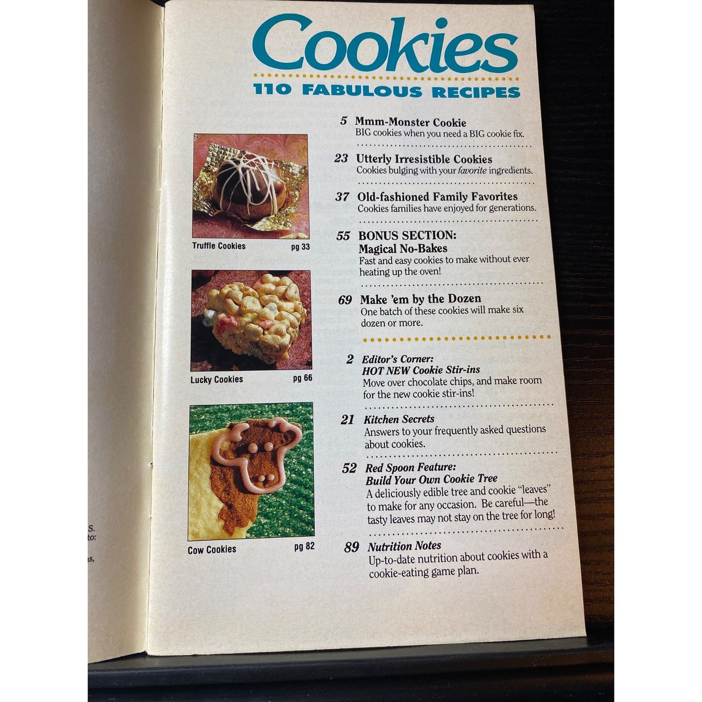 Betty Crocker Cookies Cookbook 110 Fabulous Recipes No 60 Cookbook Booklet 1981