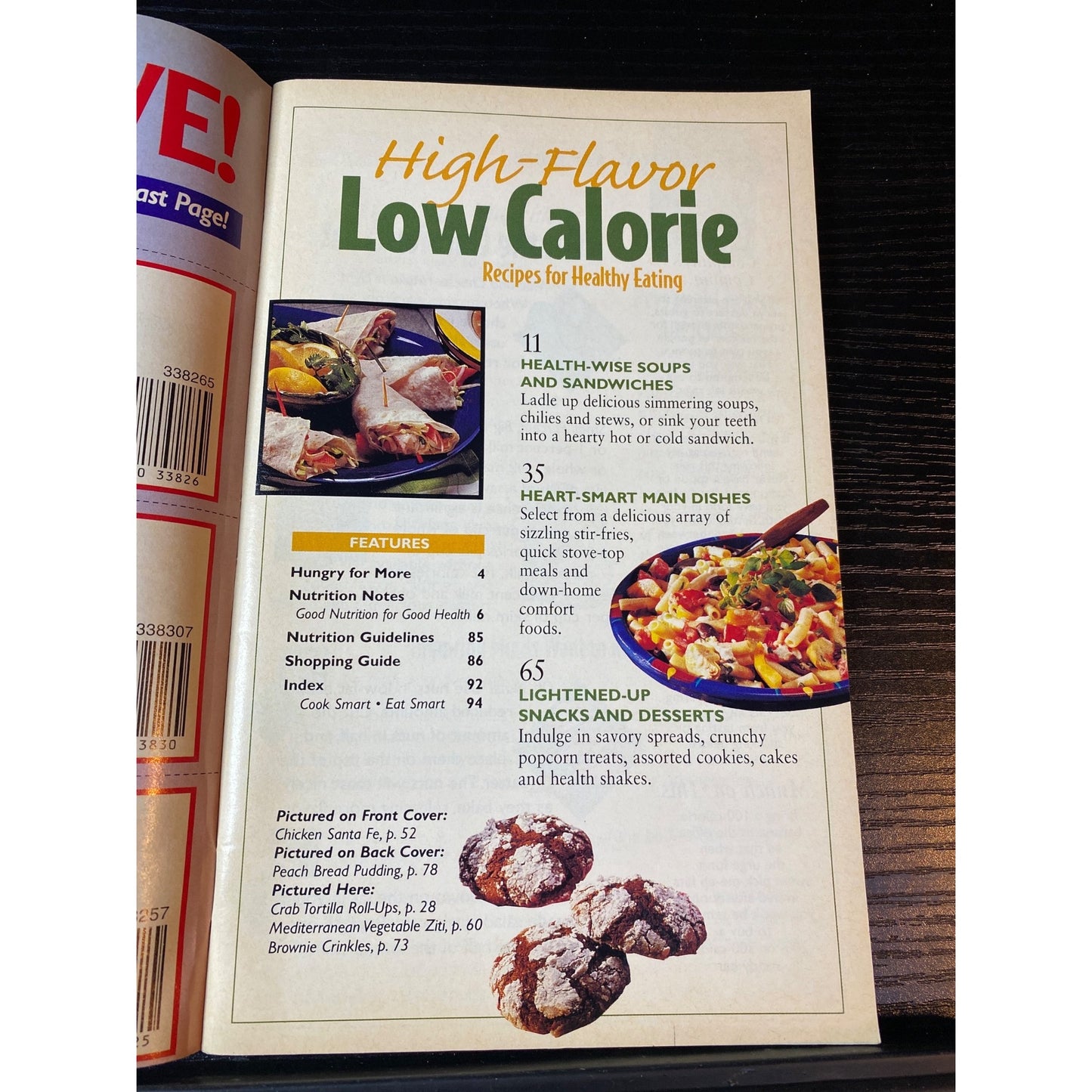 Betty Crocker High-Flavor Low-Calorie Cookbook Recipes For Healthy Eating