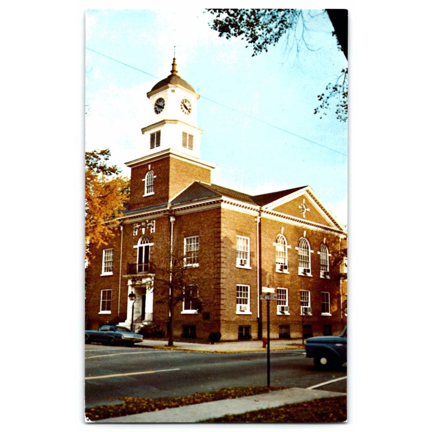 Dover DE Delaware Kent County Courthouse Chrome Postcard Unused