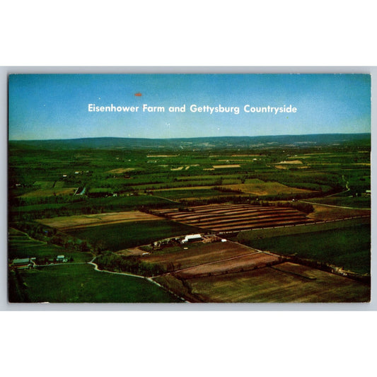 Gettysburg PA Pennsylvania Eisenhower Farm Chrome Postcard Mike Roberts