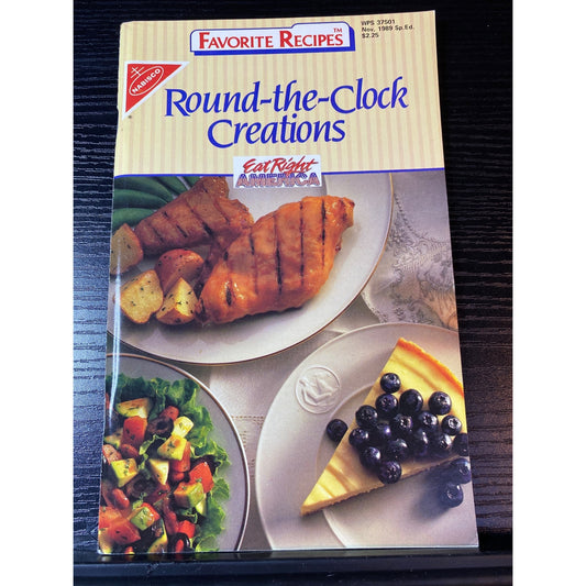 Favorite Recipes Round The Clock Creations Cookbook Booklet 1989 Nabisco