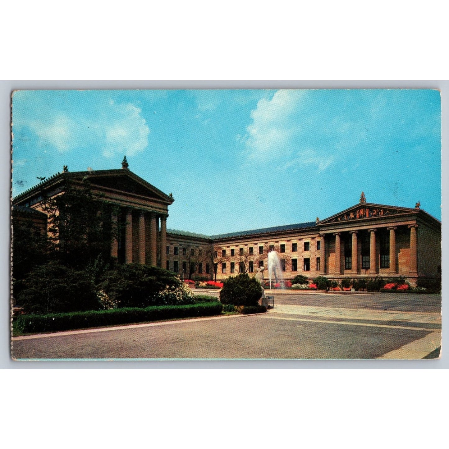Philadelphia PA Pennsylvania Museum of Art Chrome Postcard Used