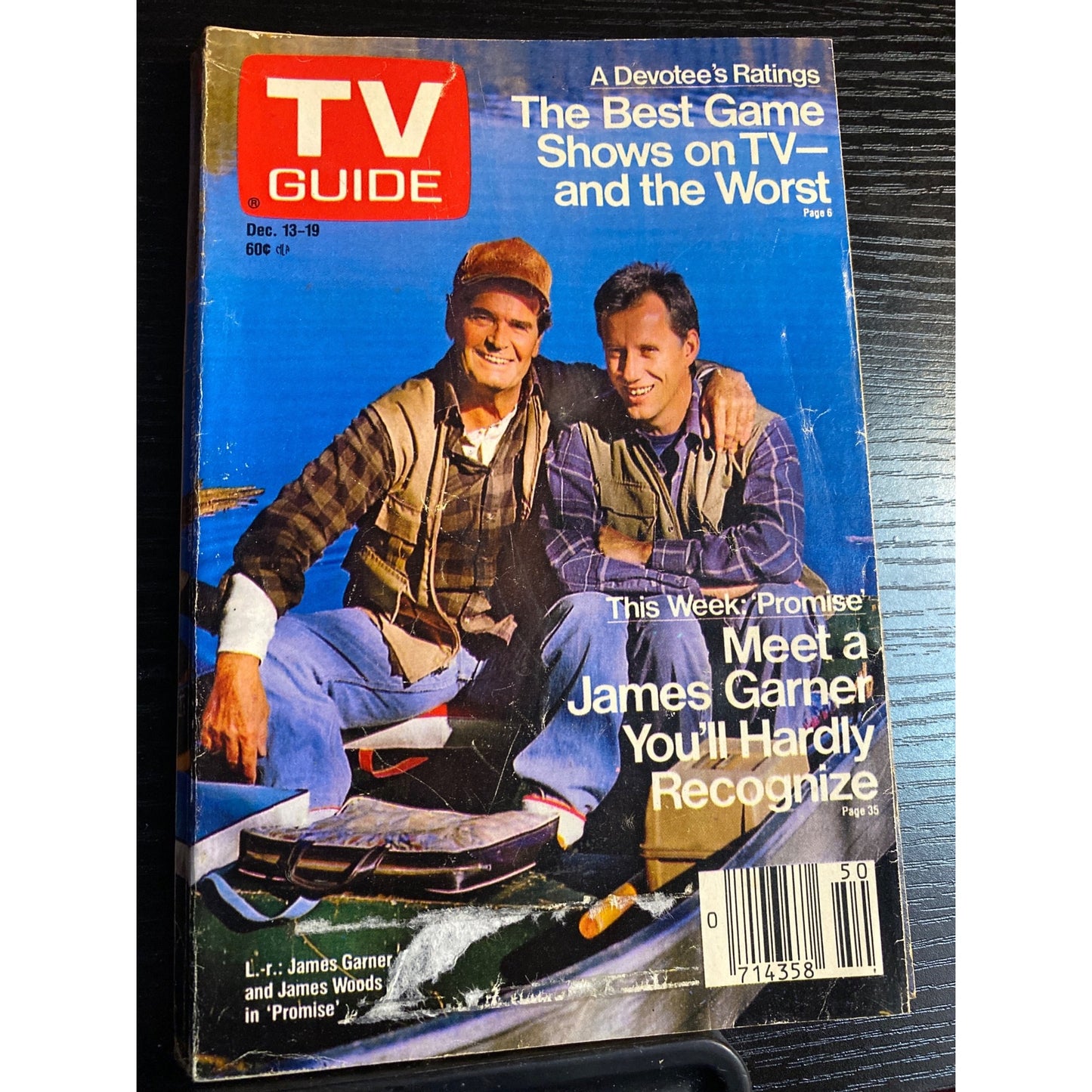 TV Guide Dec 13-19 1986 James Garner