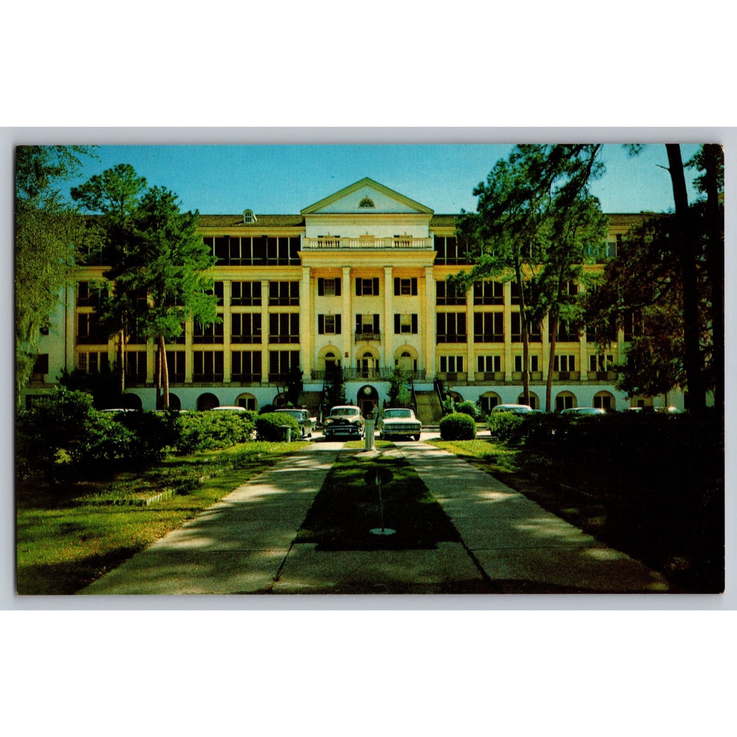 Biloxi MS Mississippi Veterans Administration Center Chrome Postcard Deep South