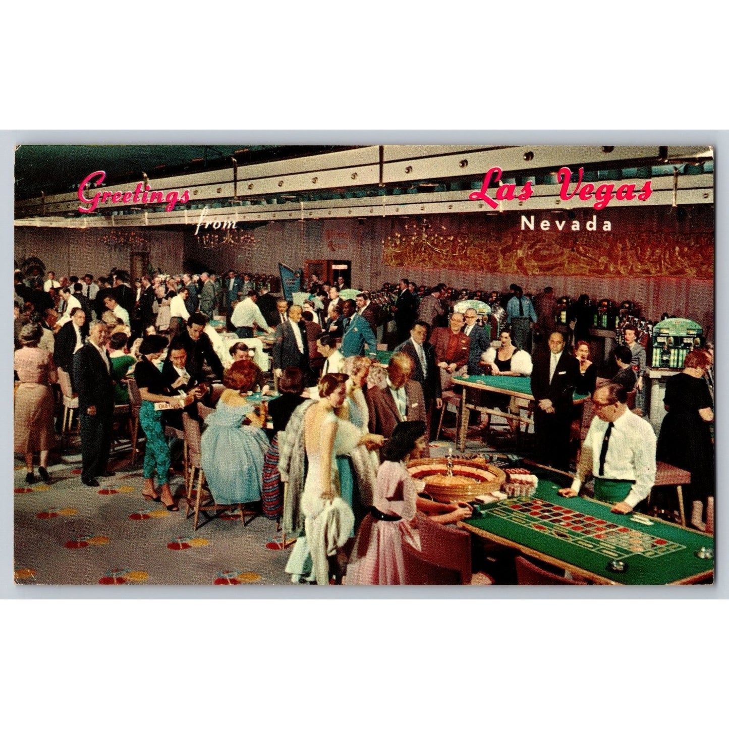 Las Vegas NV Nevada Hotel Riviera Casino Postcard Unused H S Crocker