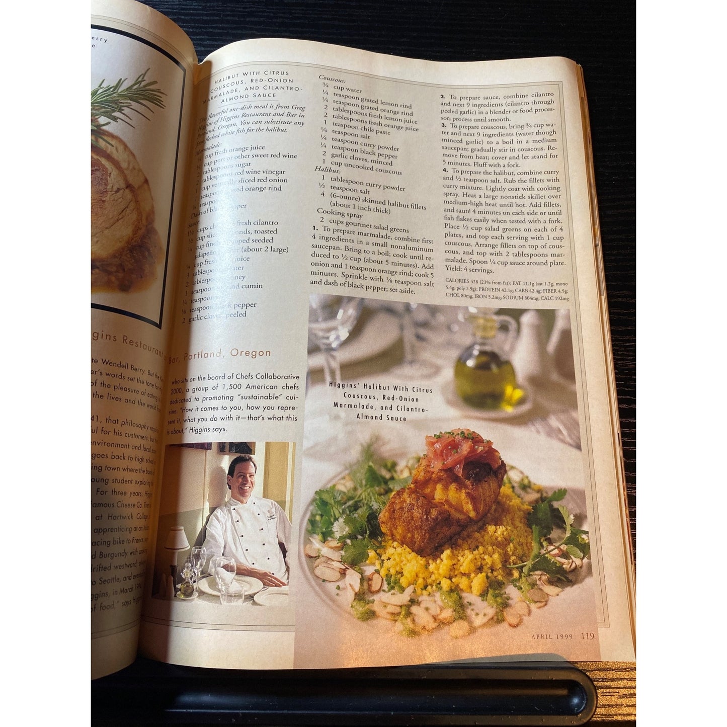 Cooking Light Magazine April 1999 Issue Lemon-Themed Recipes & Kitchen Features