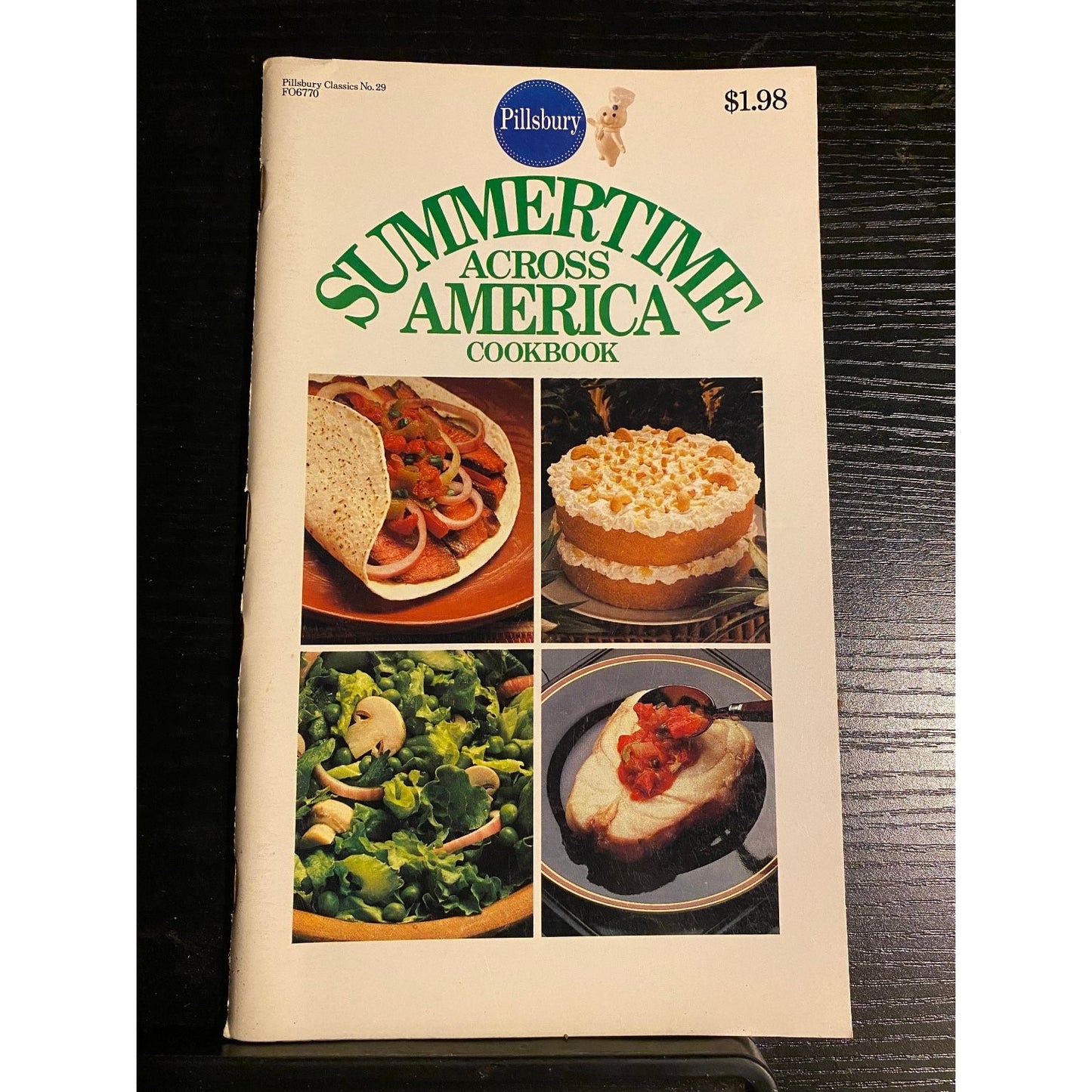 Pillsbury Classic Cookbook Booklet 1983 Summertime Across America Recipes