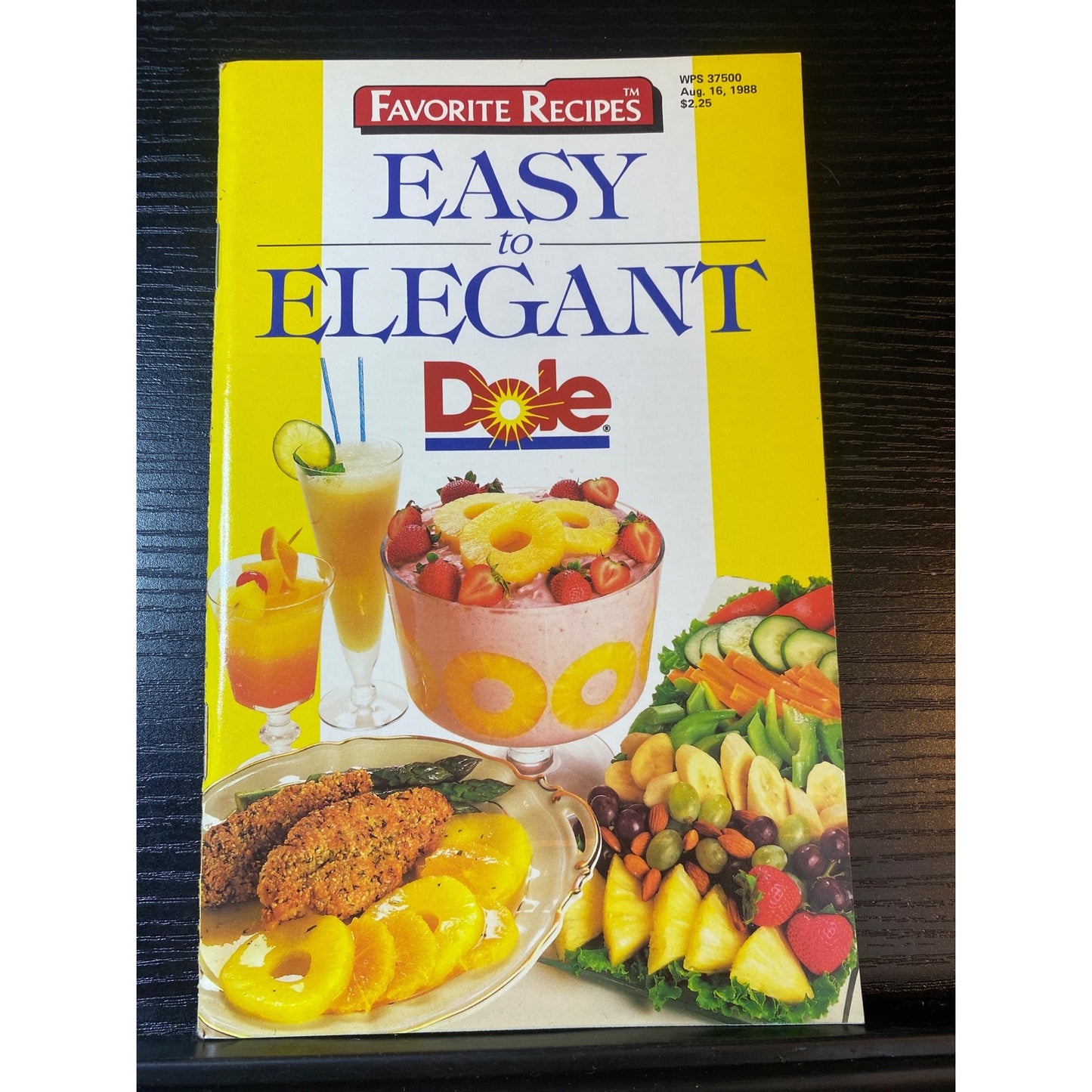 Easy To Elegant Dole 1988 Favorite Recipes Cookbook Booklet 150 Recipes