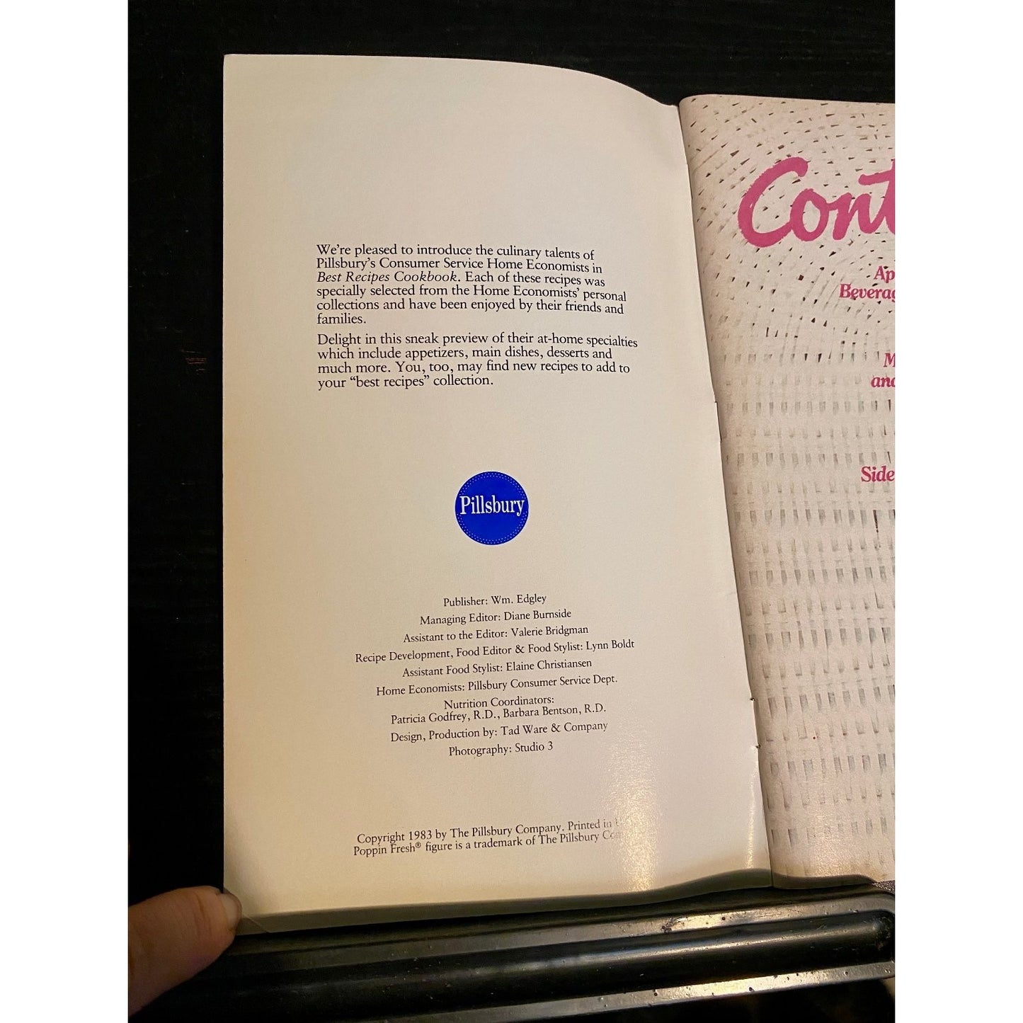 Pillsbury Classic Cookbook Booklet 1983 No. 30 - Best Recipes