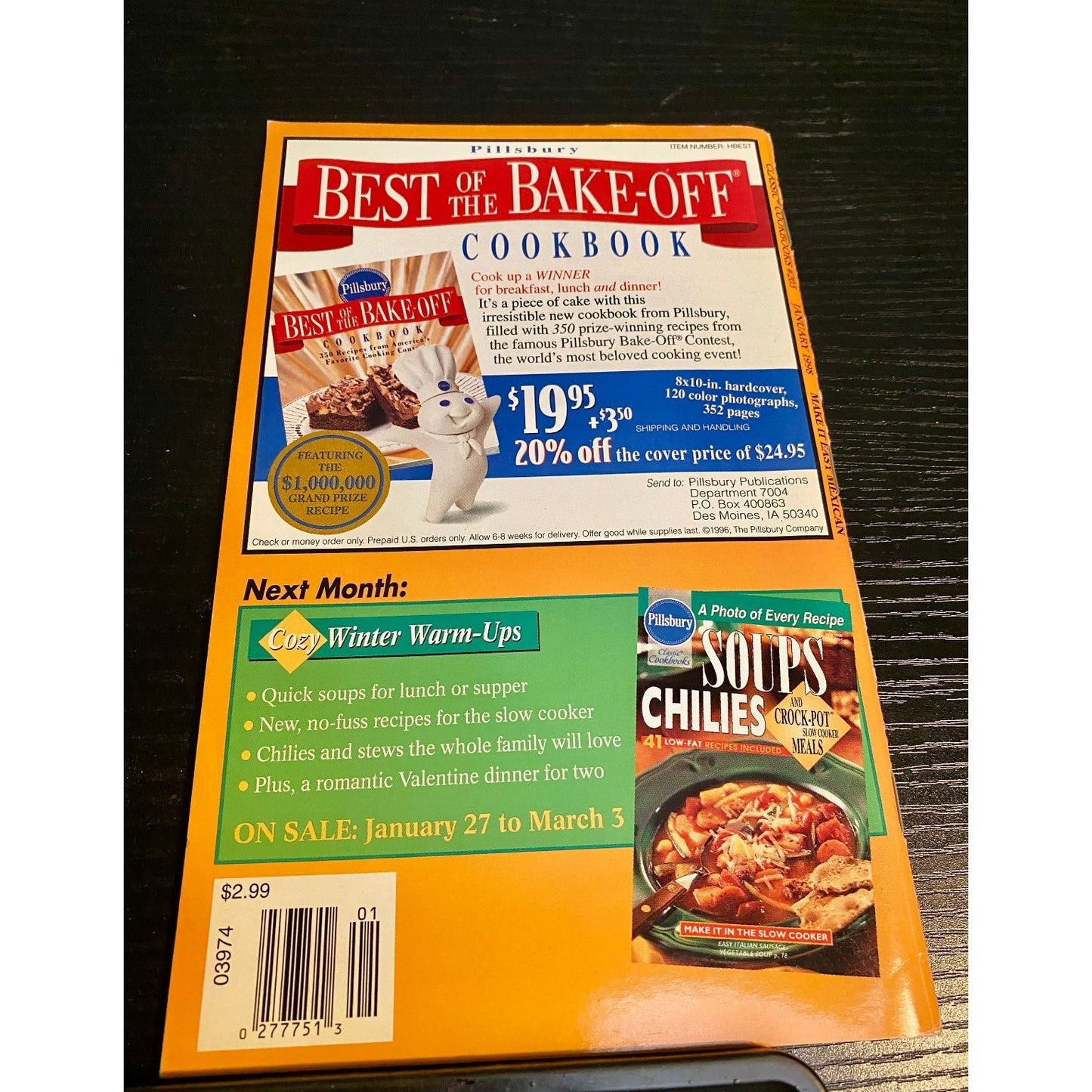 Pillsbury Classic Cookbook Booklet 1998 Make It Easy Mexican Recipes