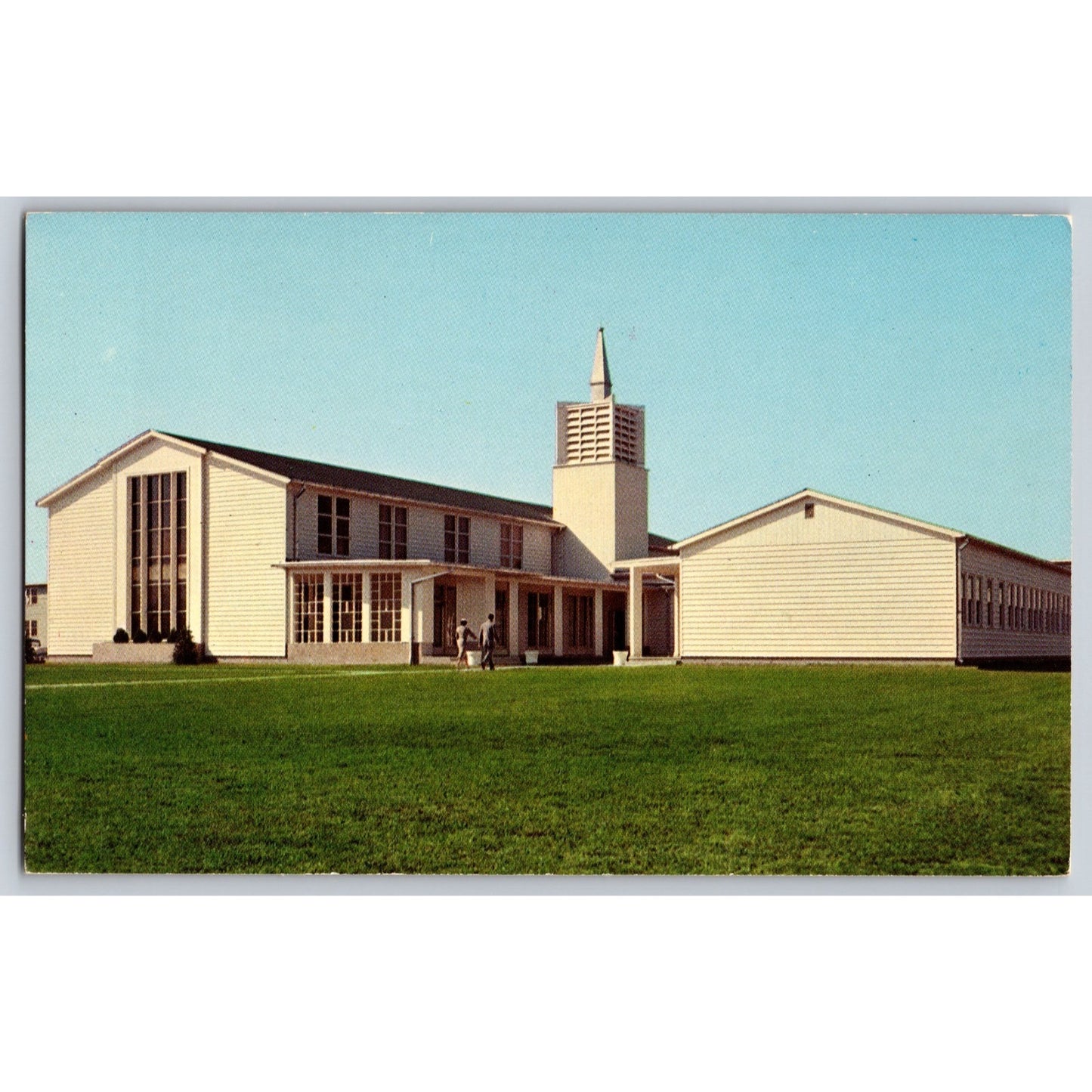 Dover DE Delaware Air Force Base Chapel Chrome Postcard Unused