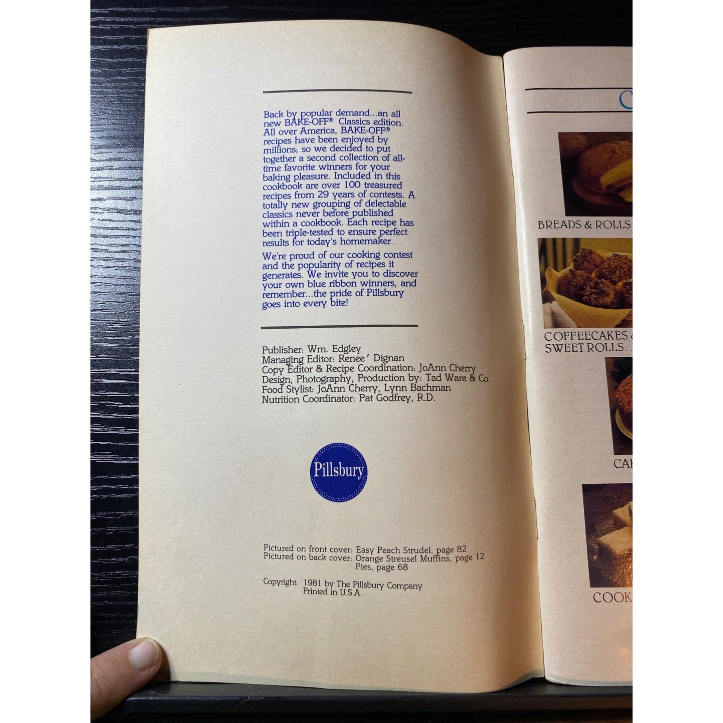 Bake-Off Classics II Pillsbury Cookbook Booklet 100 Recipes From 29 Years 1981
