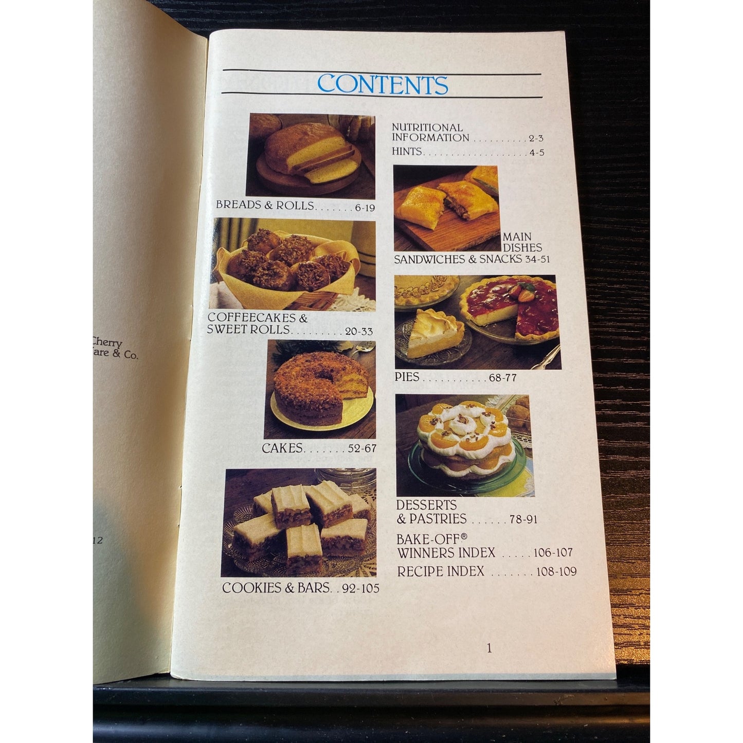 Bake-Off Classics II Pillsbury Cookbook Booklet 100 Recipes From 29 Years 1981