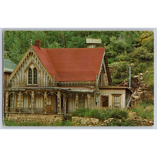 Black Hawk CO Colorado The Lace House 1860s Architecture Chrome Postcard