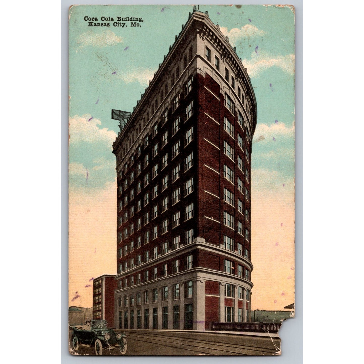 Kansas City MO Missouri Coca Cola Building Early 1900s Divided Back Postcard