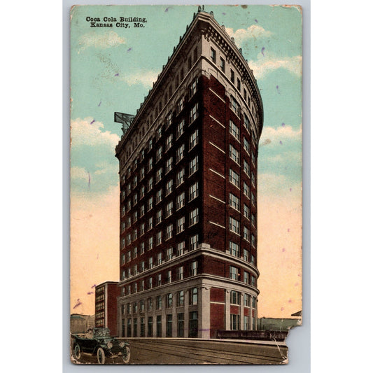 Kansas City MO Missouri Coca Cola Building Early 1900s Divided Back Postcard