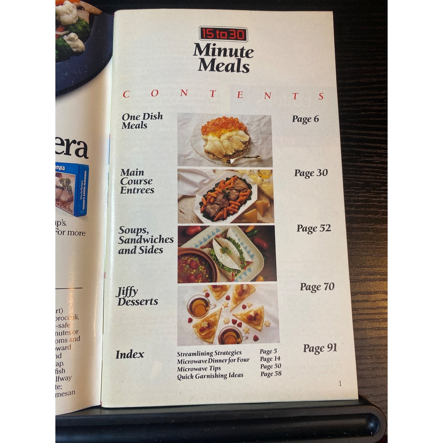 Pillsbury Classic Cookbooks 15 To 30 Minute Meals Cookbook No. 97 March 1989