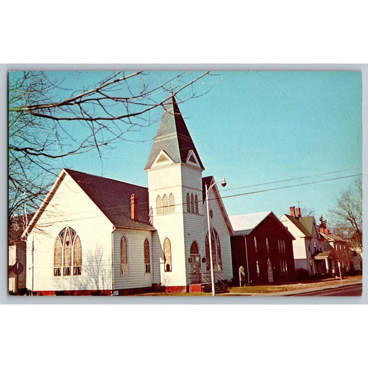 Pocomoke City MD Maryland First Baptist Church Chrome Postcard Unused