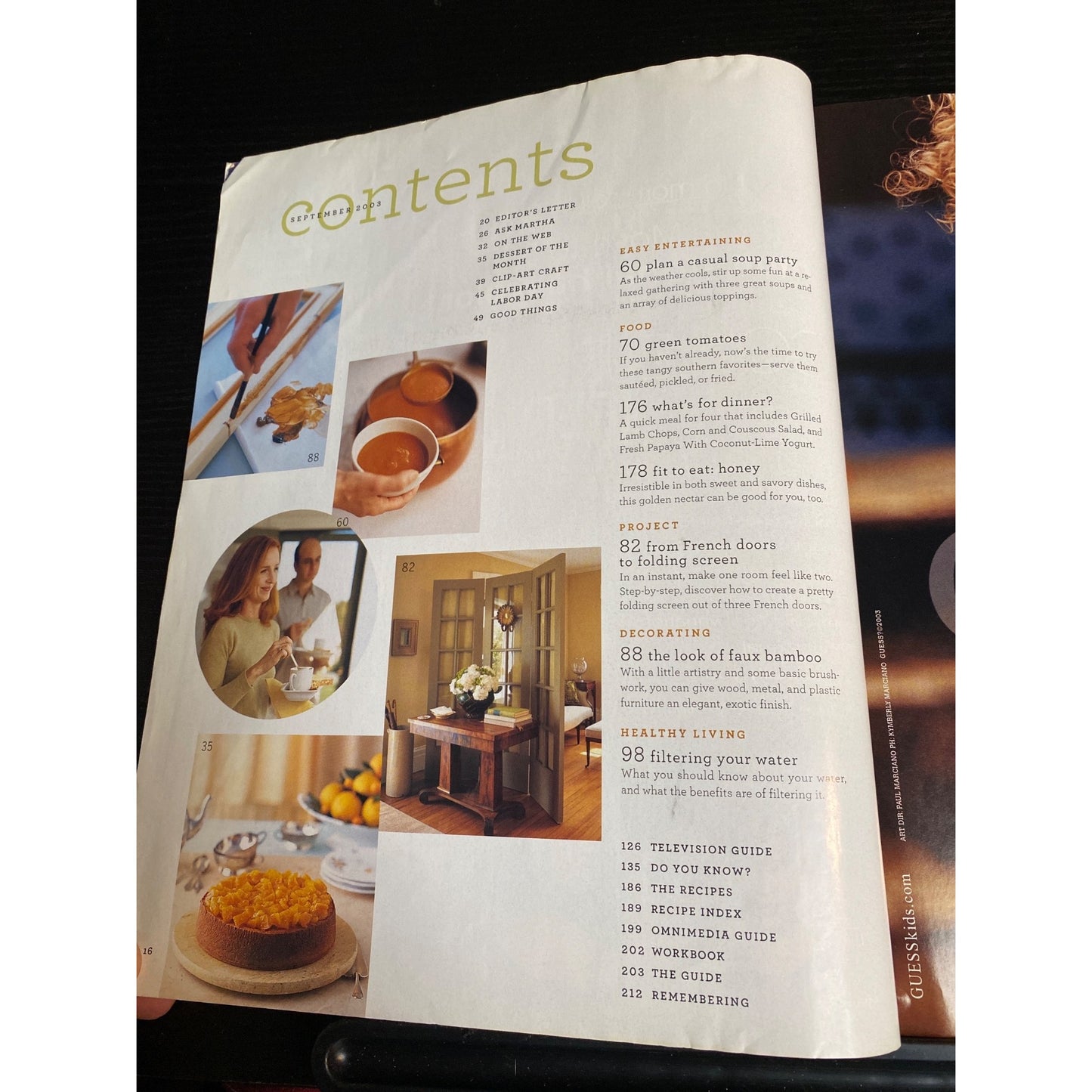 Martha Stewart Living Magazine September 2003 Special Decorating Issue