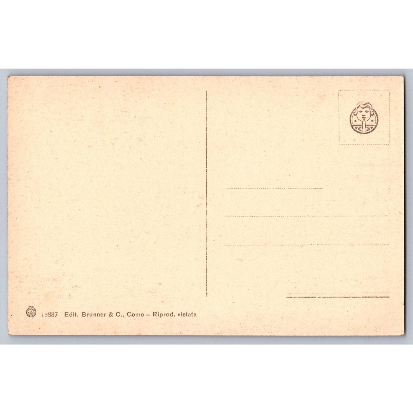 Rome Italy Roma Interno Del Colosseo Brunner & C Como Early 1900s Postcard