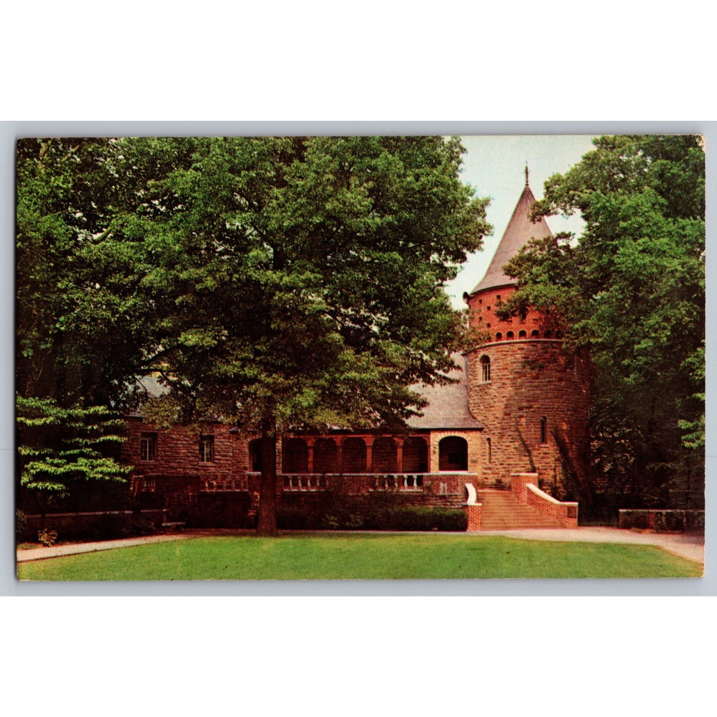 Henderson KY Kentucky Audubon State Park Museum Chrome Postcard Unused