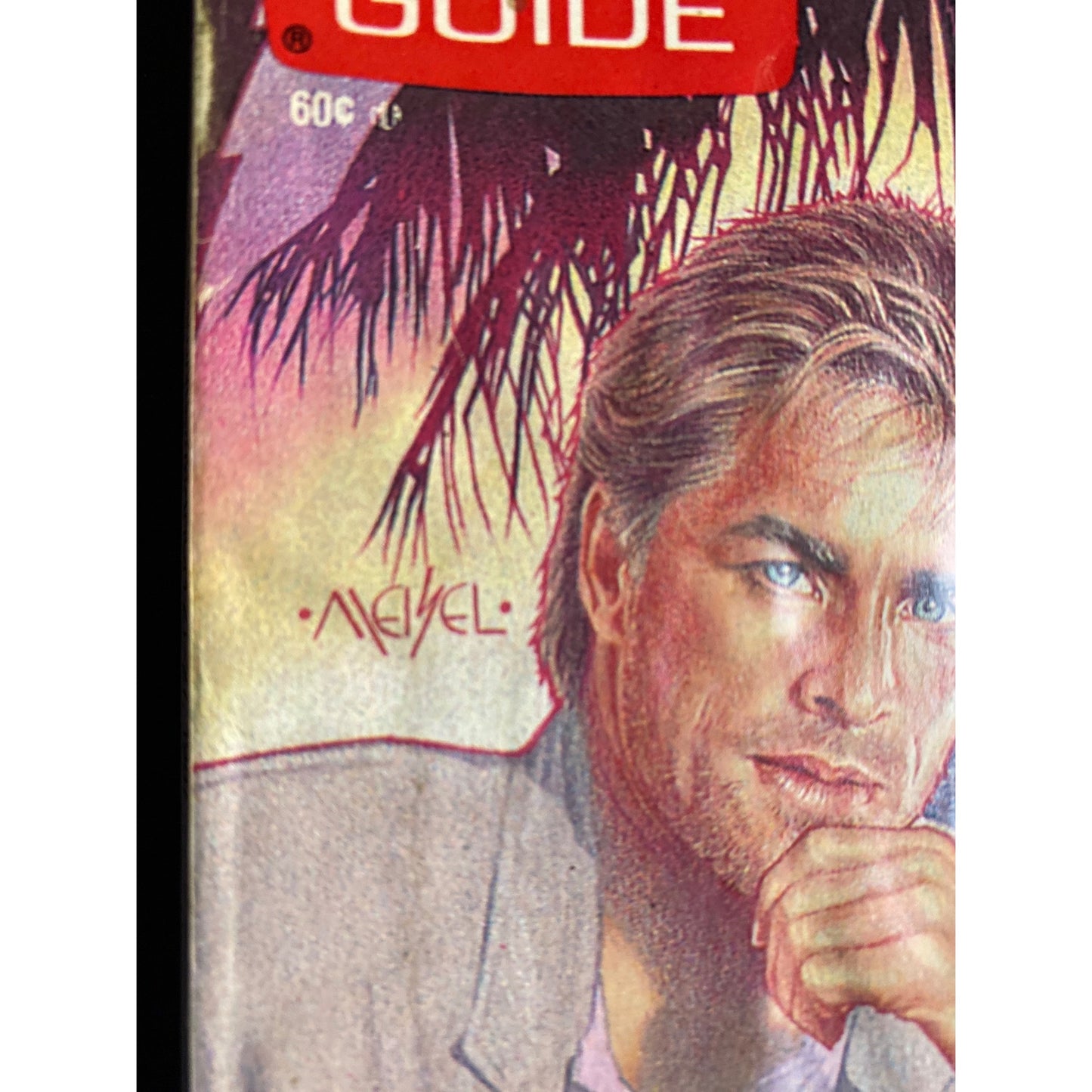 TV Guide March 21-27 1987 Featuring Miami Vice Cover Art By Ann Meisel Vintage