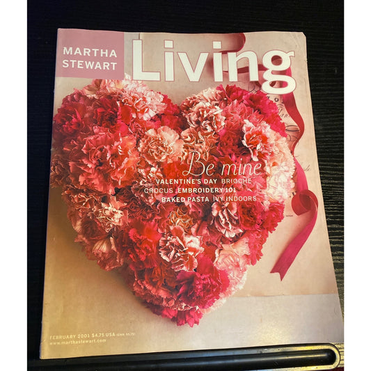 Martha Stewart Living Magazine February 2001