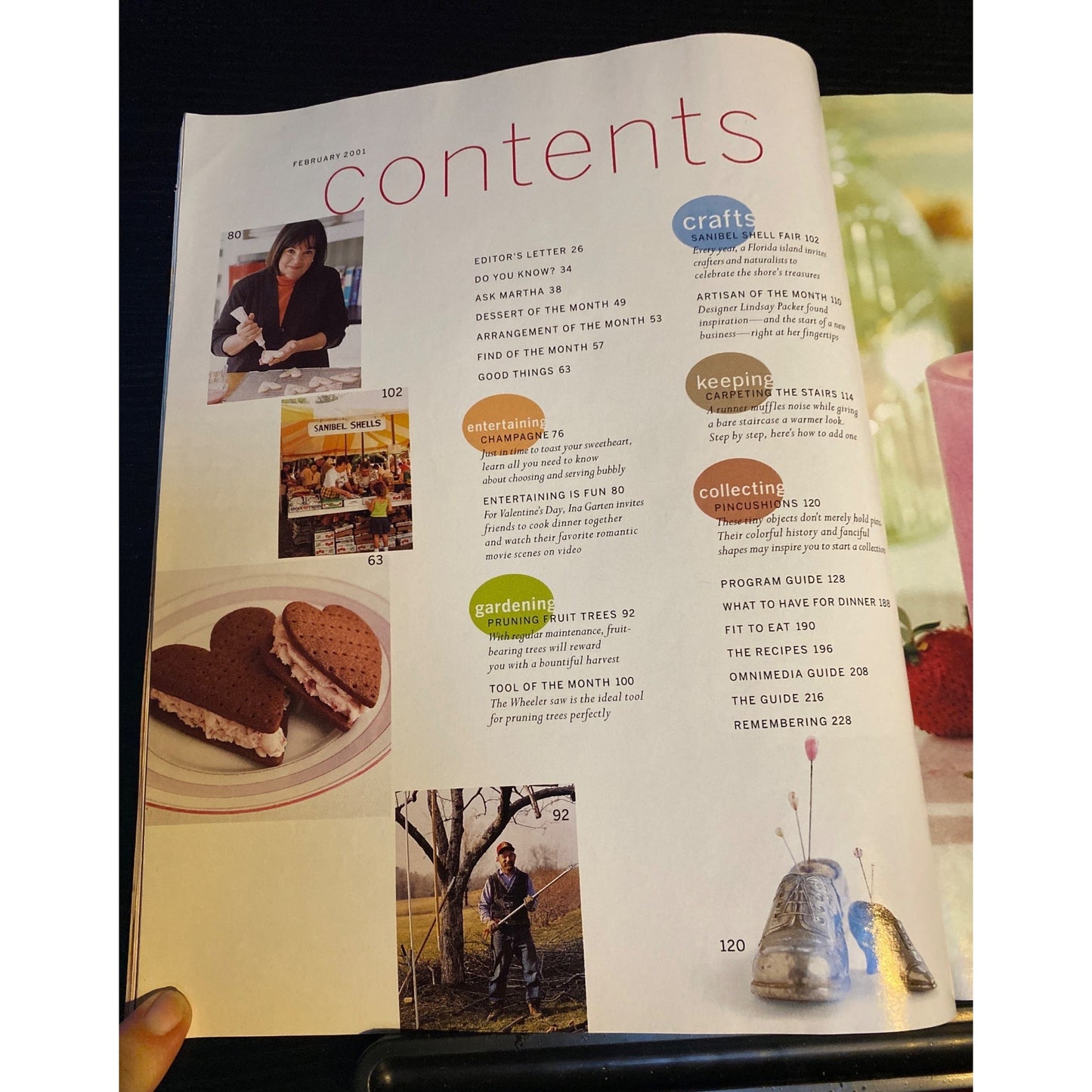 Martha Stewart Living Magazine February 2001