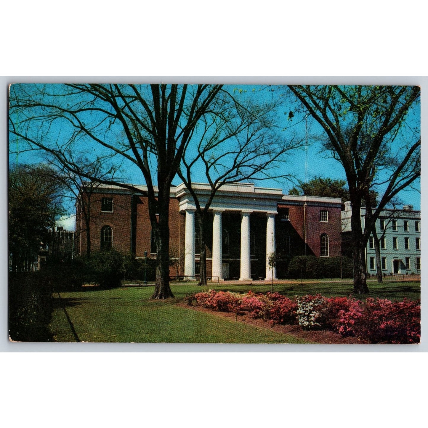Columbia SC South Carolina Caroliniana Library Postcard Meeks Candy & Tobacco