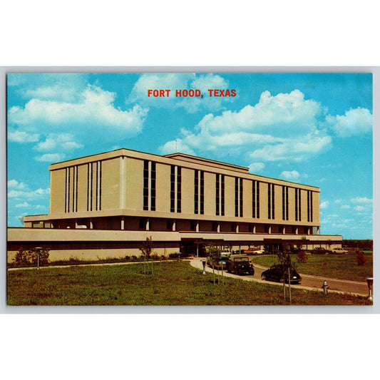 Fort Hood TX Texas Darnall Army Hospital Chrome Postcard Unused