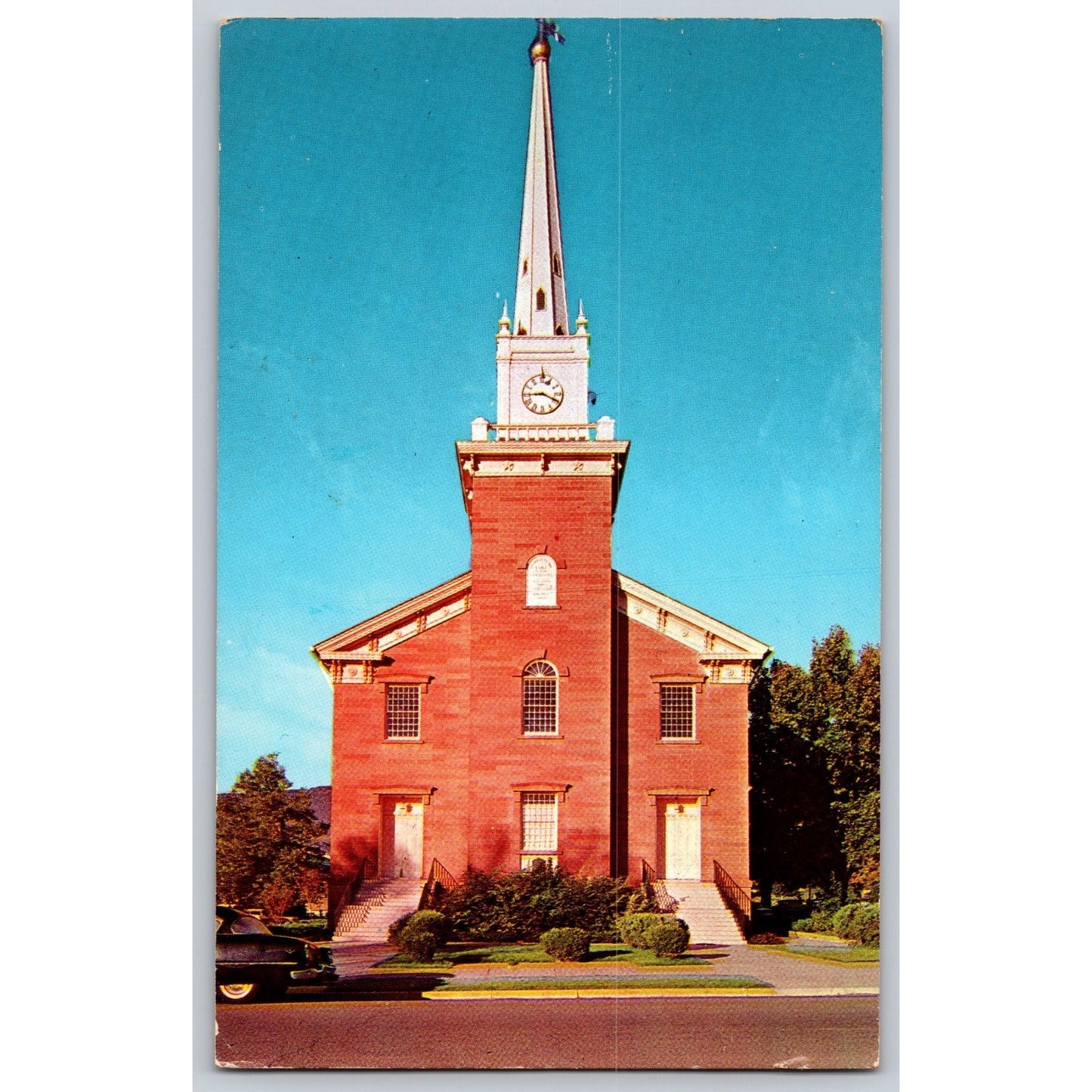 St George UT Utah LDS Mormon Tabernacle Chrome Postcard Unused
