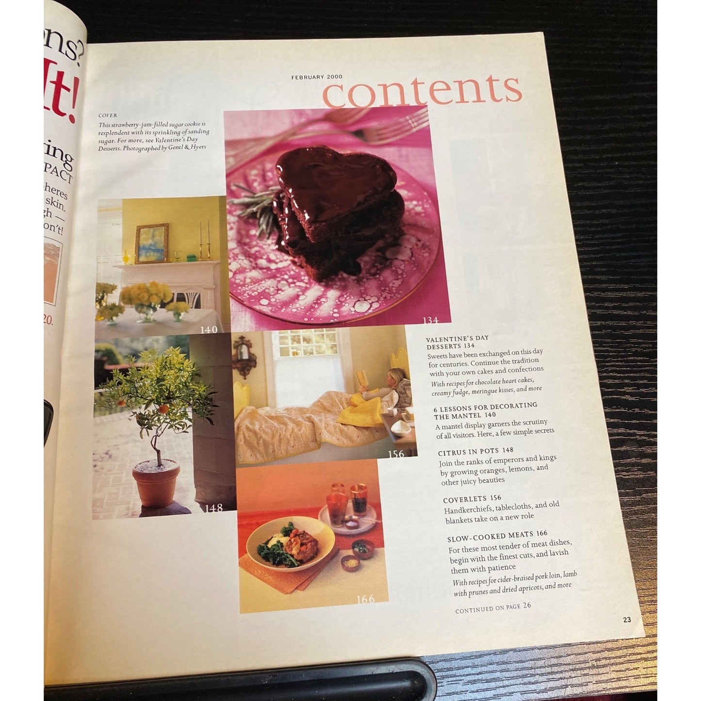 Martha Stewart Living Magazine February 2000 Valentine’s Day Issue