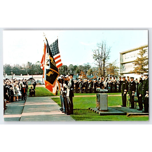 Norfolk VA US Naval Amphibious Base Virginia Dedication Ceremony 1964 Postcard