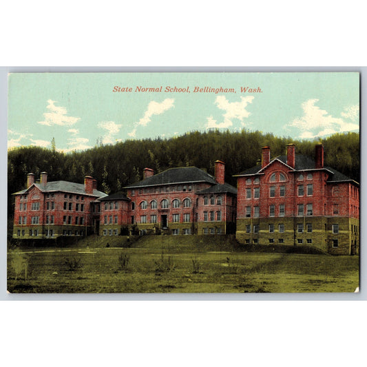 Bellingham WA Washington State Normal School Divided Back Postcard Sprouse & Son