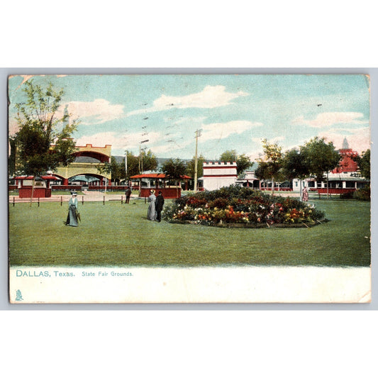 Dallas TX Texas State Fair Grounds 1910 Divided Back Postcard Used