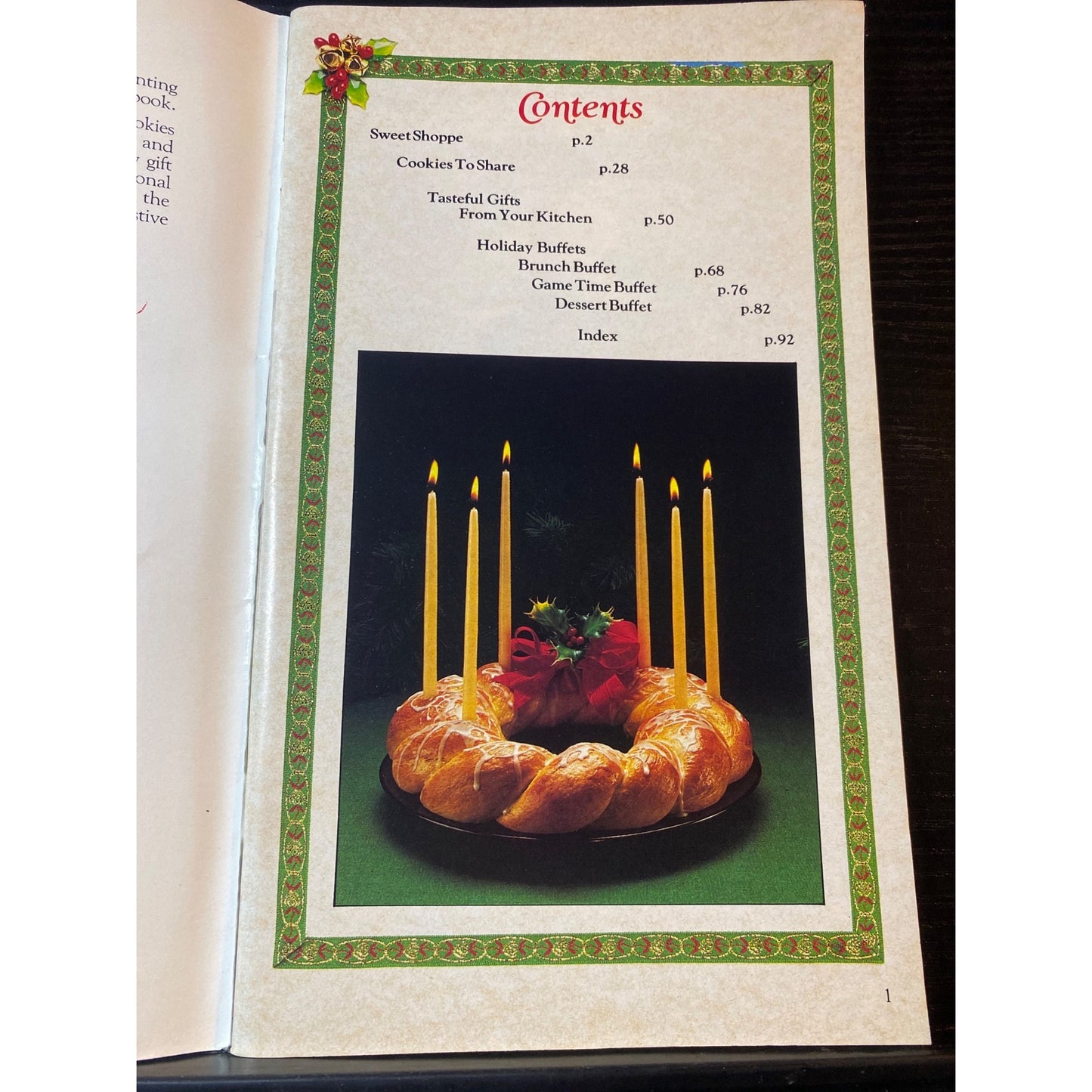Pillsbury Holiday Classics III 1984 Cookbook Booklet Sweets Cookies Buffets