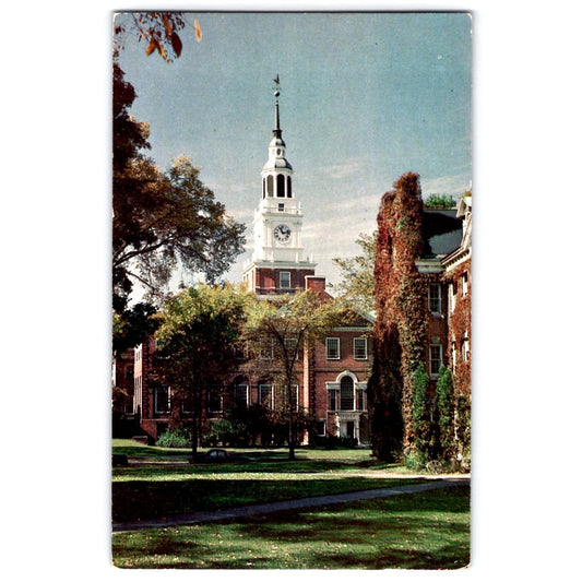 Hanover NH New Hampshire Dartmouth College Baker Memorial Library Postcard