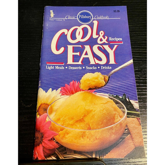 Pillsbury Classic Cookbook Booklet 1987 Light Meals Cool & Easy Recipes