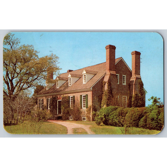 Westmoreland VA Virginia George Washington Memorial House 1951 Chrome Postcard