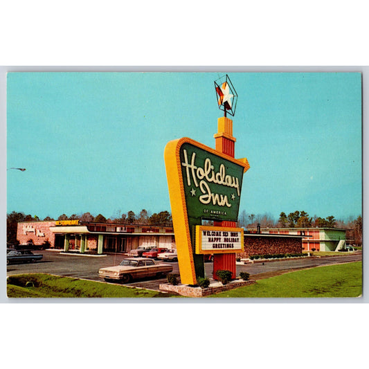 Lumberton NC North Carolina Holiday Inn Unused Chrome Postcard