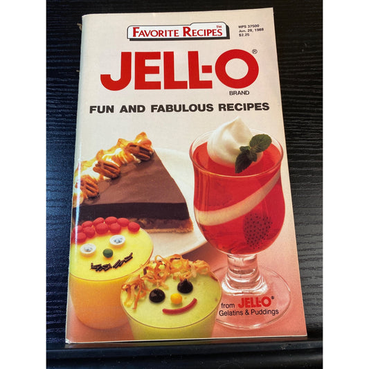 Favorite Recipes Jell-O Fun & Fabulous Recipes Cookbook Booklet 1988