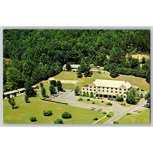Gatlinburg TN Tennessee Hotel Greystone & Patio Rooms Chrome Postcard Unused
