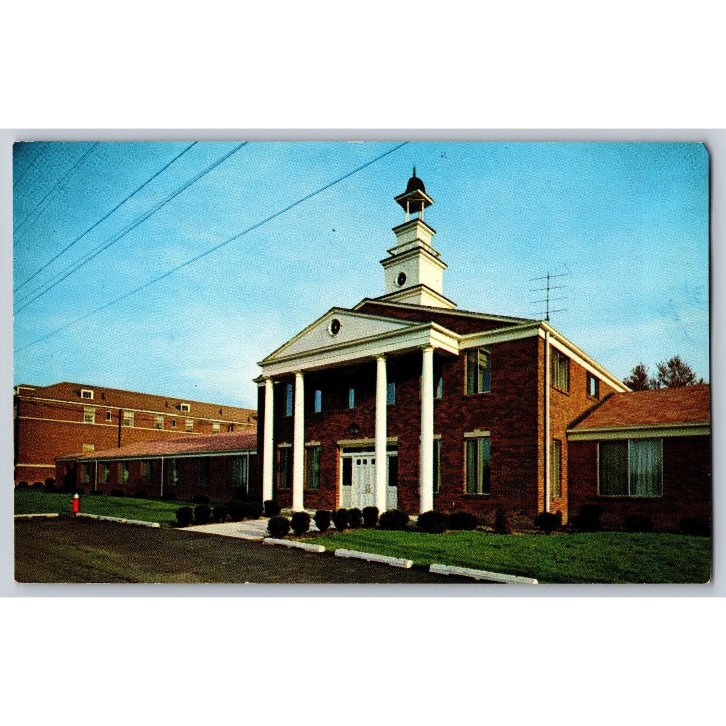 Upper Sandusky OH Ohio Fairhaven Home Nursing Care Unit Chrome Postcard Used