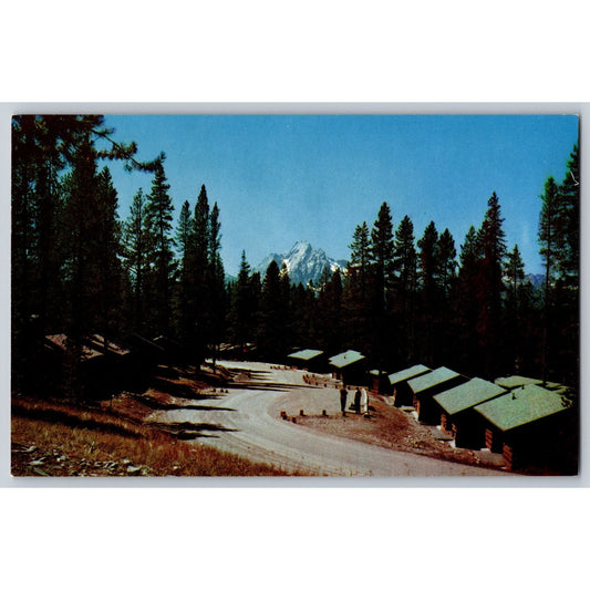 Moran WY Wyoming Grand Teton National Park Colter Bay Cabins Chrome Postcard