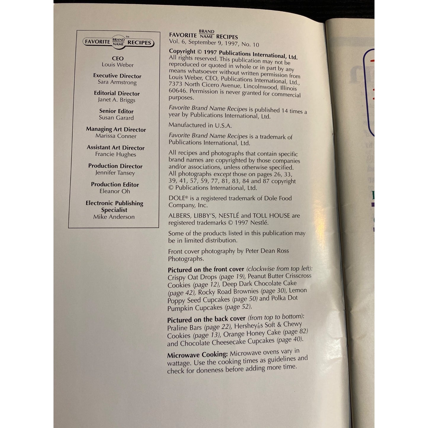 Favorite Brand Name Recipes Bake Sale Favorites Cookbook Booklet