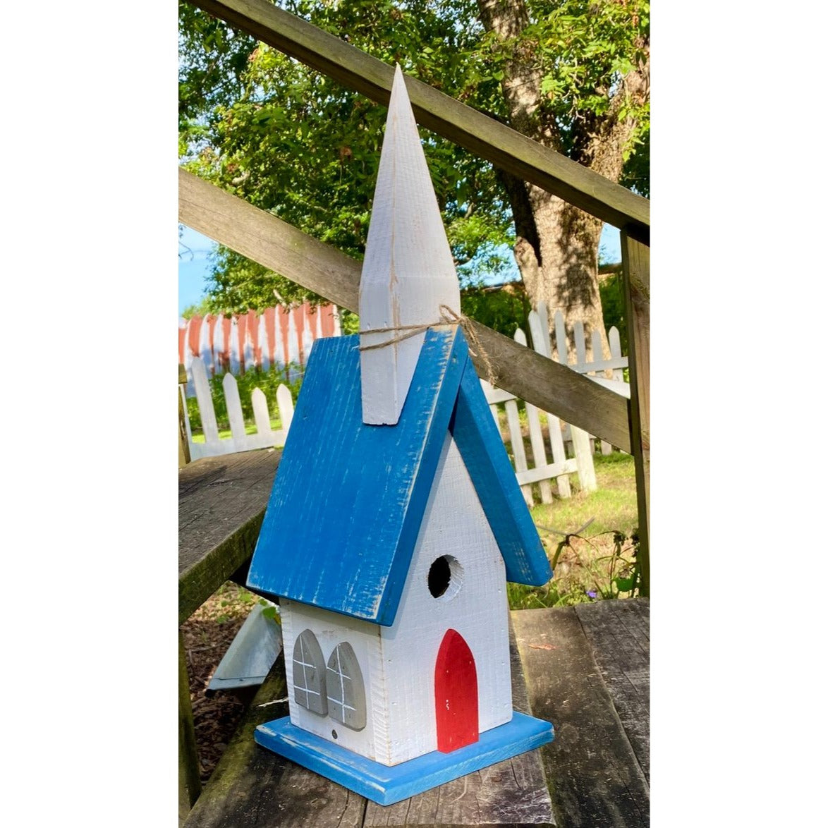 Handmade Birdhouse from Rough Sawn Lumber - Bluebird Houses