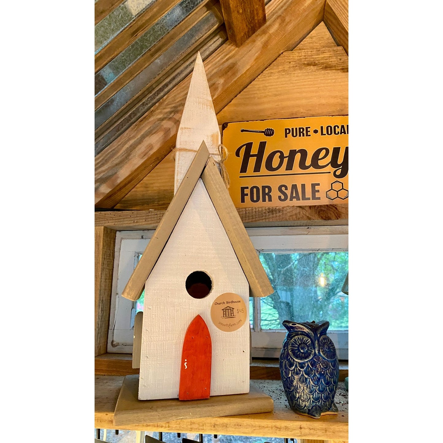 Handmade Birdhouse from Rough Sawn Lumber - Bluebird Houses